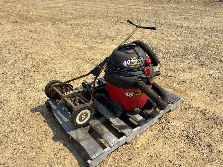 18-Gallon Shop Vac, Reel Mower