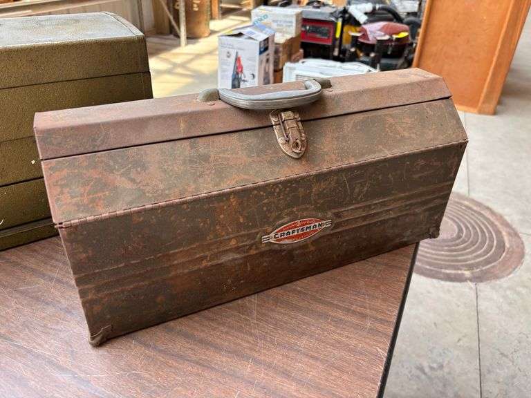 (2) 20" Metal Tool Boxes
