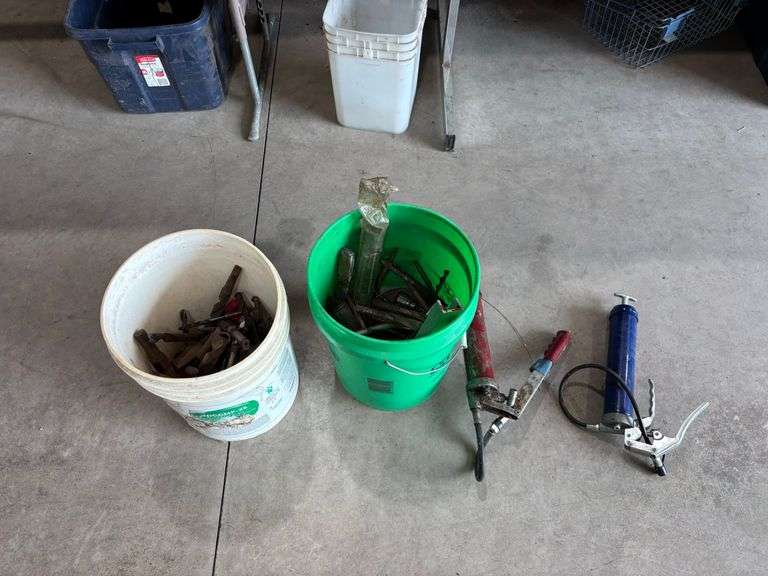 (2) Buckets of Drills Bits & More