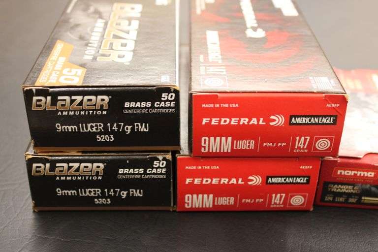 275 rounds of 9mm ammo