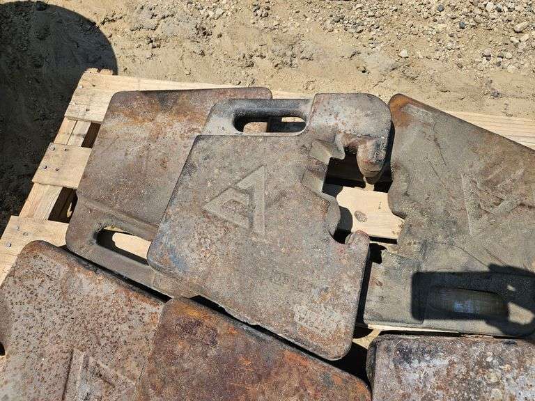 (6) Allis Chalmers Suitcase Weights