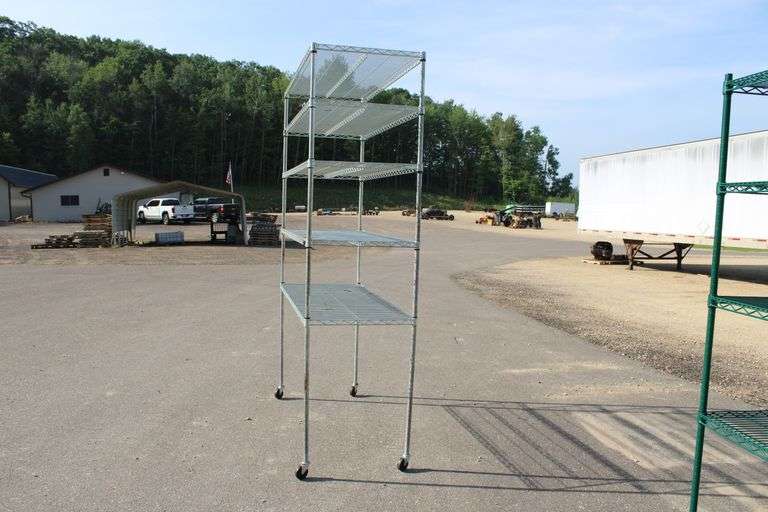 5 tier Metro shelving on casters, 24" x 60" x 90"