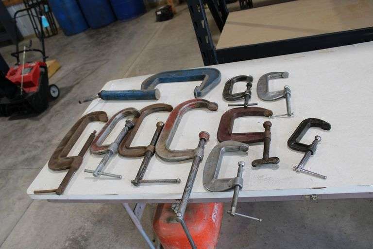 Variety of C clamps