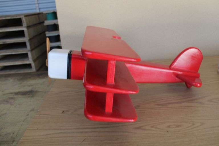 Child's wooden Tri Plane