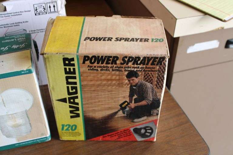Lights, air hose, sprayer & more