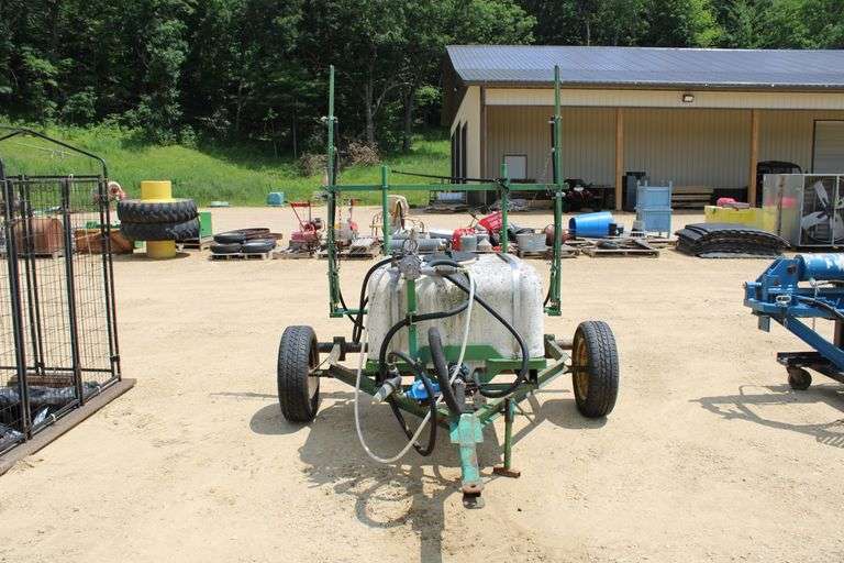 100 gal. sprayer on transports