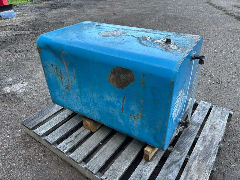 Blue Oil Container