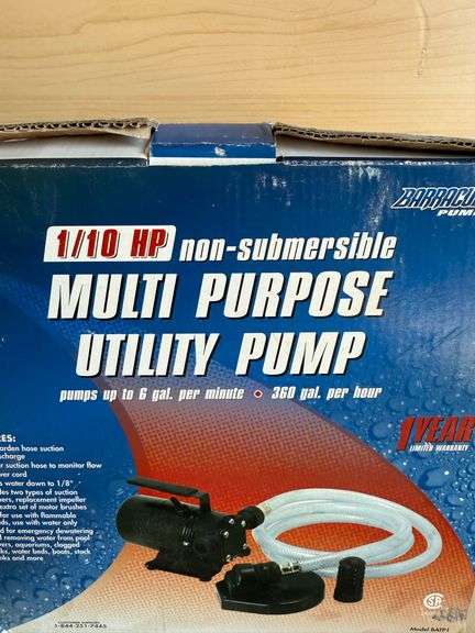 New Multi Purpose Utility Pump