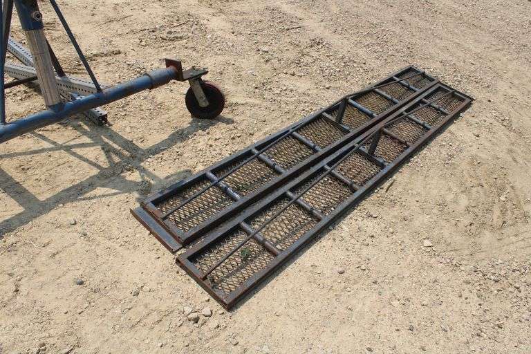 Pair of 10" x 90" steel ramps