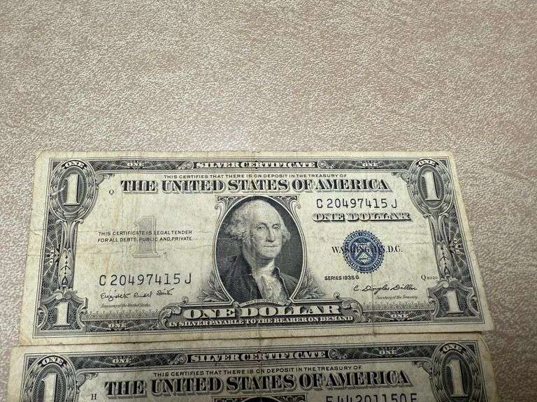 (3) $1 Silver Certificates