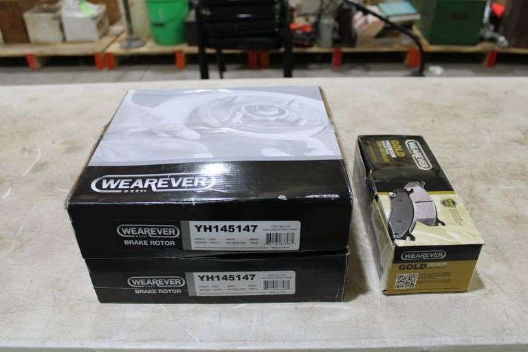 2 new brake rotors & brake pads