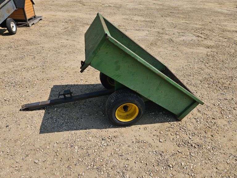 Green Dumping Yard Trailer