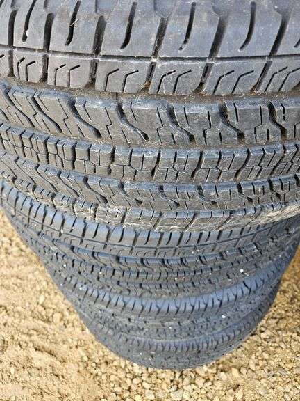 (4) Goodyear 255/65R17 Tires (vg tread) - Lee Real Estate & Auction Service