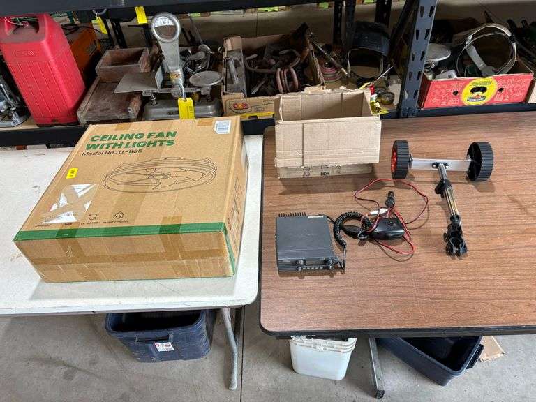 Ceiling Fan, CB Radio, Wheel Attachment