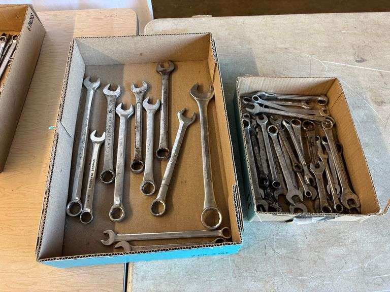 Lg. & Small Flat of Wrenches