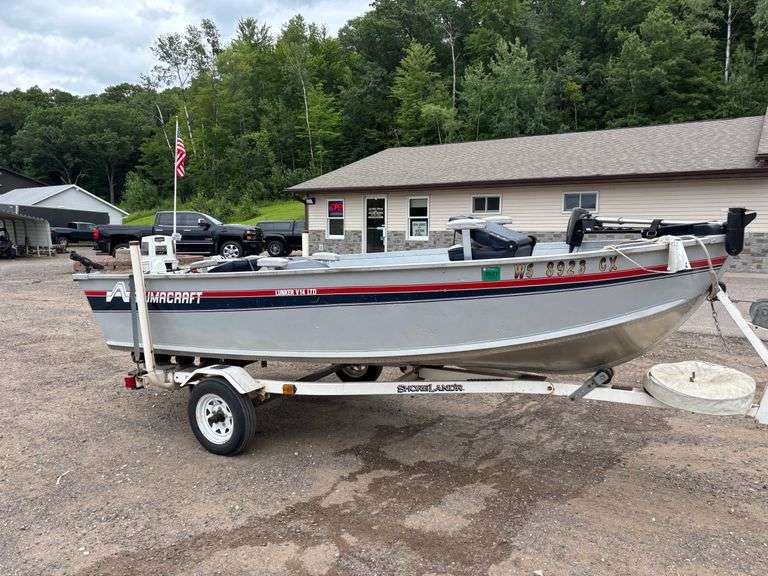 1991 14ft Alumacraft Fishing Boat