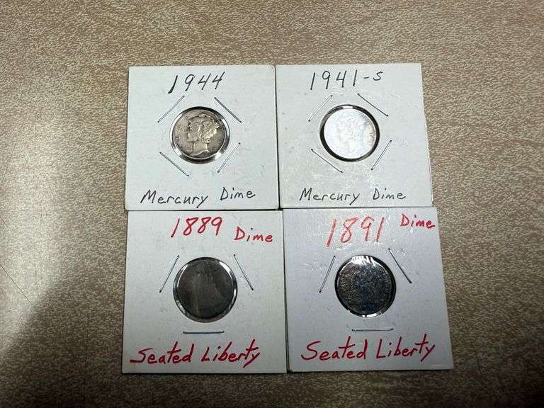 (4) Silver Dimes