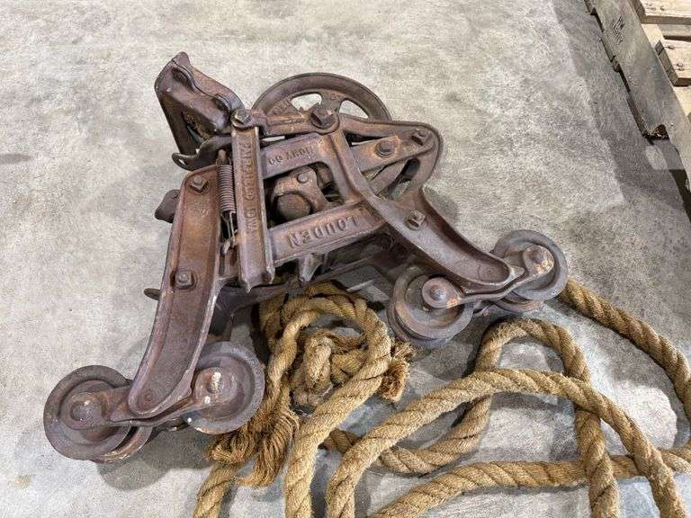Antique Hay Track Carrier