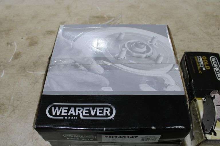 2 new brake rotors & brake pads
