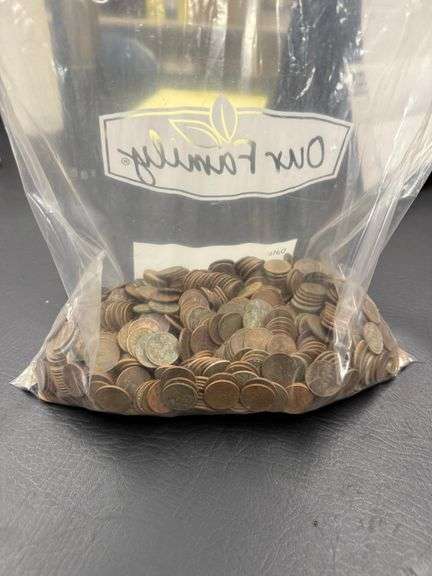 8+ Pound Bag of Wheat Pennies