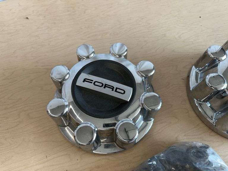 (2) Ford Hub Caps w/ Nuts
