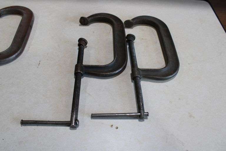 Pair of 8" C clamps