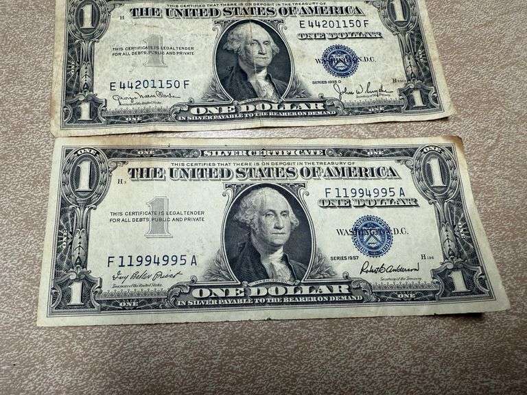 (3) $1 Silver Certificates
