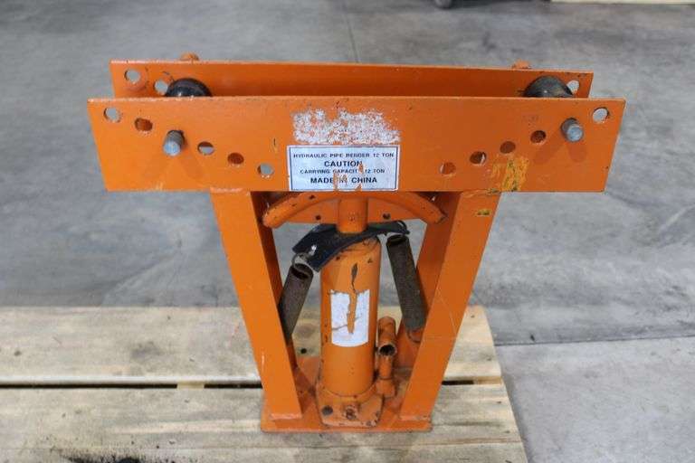 12 ton hyd. pipe bender