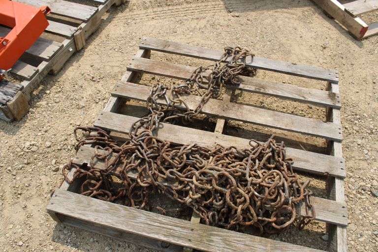 Tractor chains, fit 12.4 x 28
