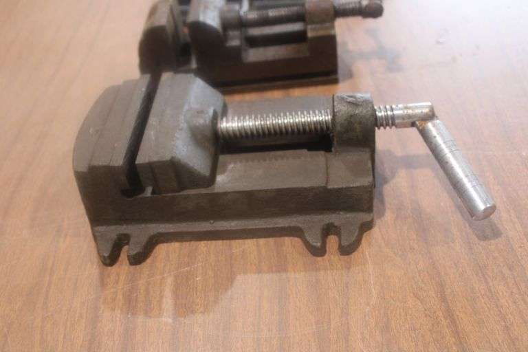 3 drill press vices