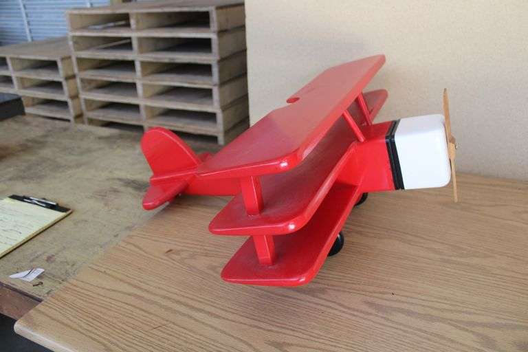 Child's wooden Tri Plane