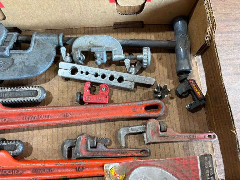 Lg. Ridgid Pipe Wrenches & More