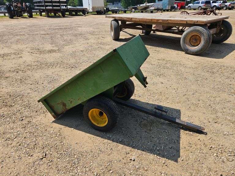 Green Dumping Yard Trailer