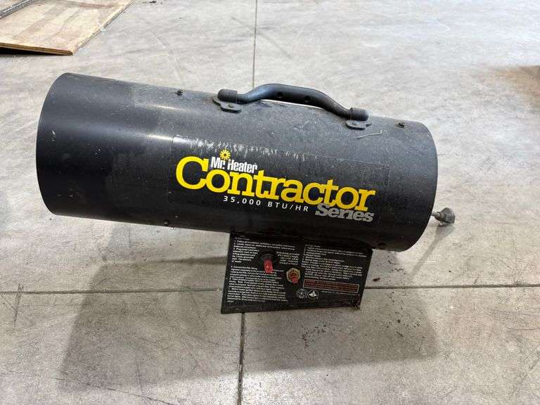 Mr. Heater & 20lb LP Tank - Lee Real Estate & Auction Service