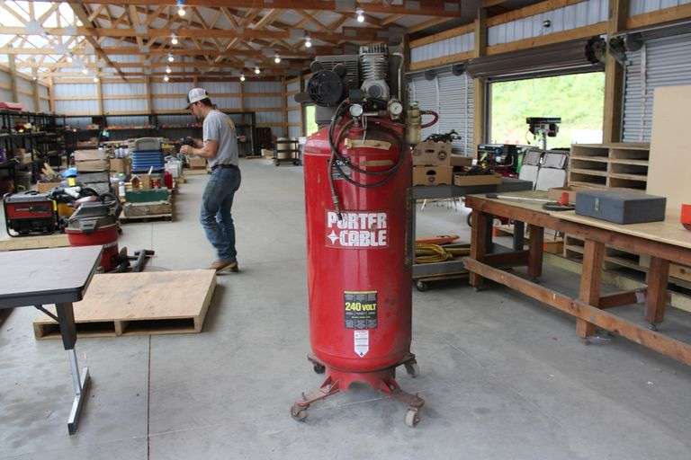Porter Cable 60 gal. upright air compressor