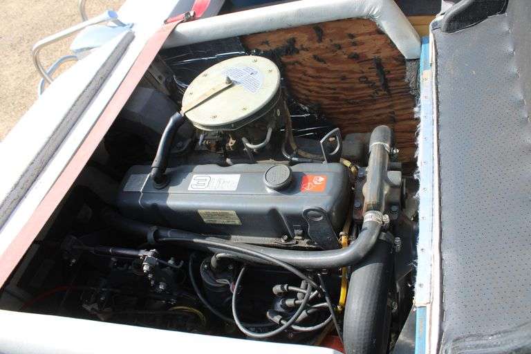 1988 Larson 17' boat, motor & trailer