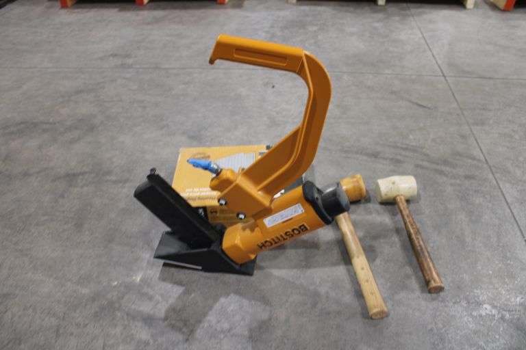 Bostitch wood flooring stapler w/staples