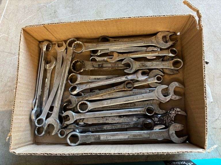 Lg. & Small Flat of Wrenches
