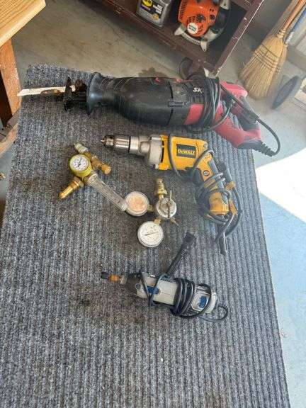 Sawzall, Drill, Dremel, & Gauges