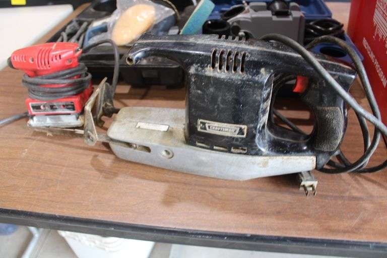 Lot of elec. power tools & hole saws