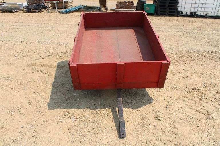 Single axle yard trailer