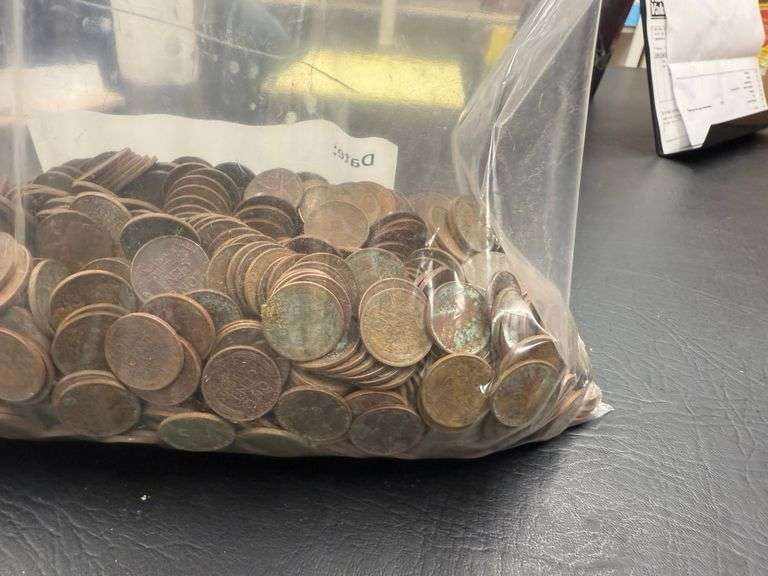 8+ Pound Bag of Wheat Pennies
