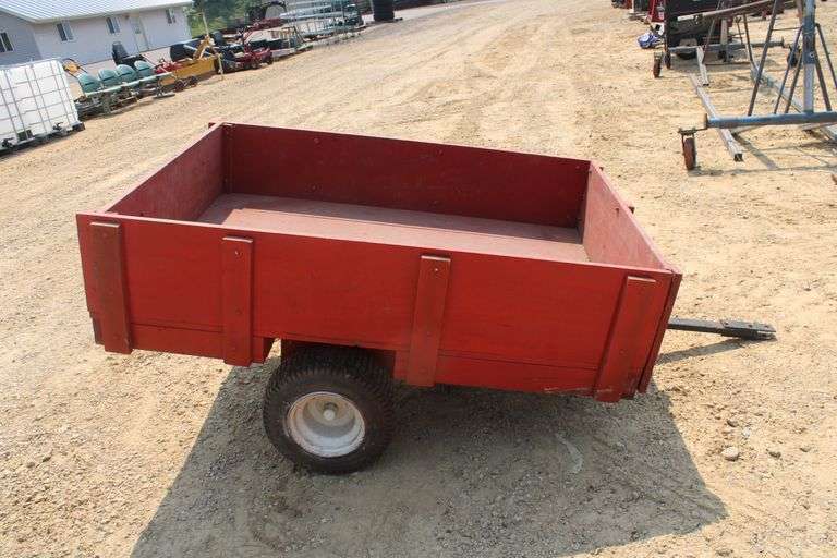 Single axle yard trailer