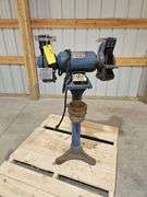 Dayton Double Wheel Grinder on Stand