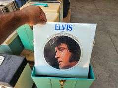 Large Quantity of Vinyl Records - Elvis & More