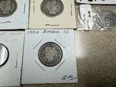 (5) Liberty Quarters & (3) Liberty Nickels