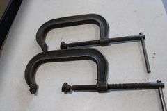 Pair of 8" C clamps