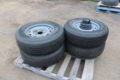Set of 16" tires & rims off Dodge pick up