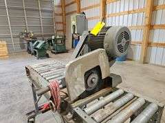 12" Metal Chop  Saw on Stand with Rollers