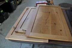 New cabinet doors w/hinges
